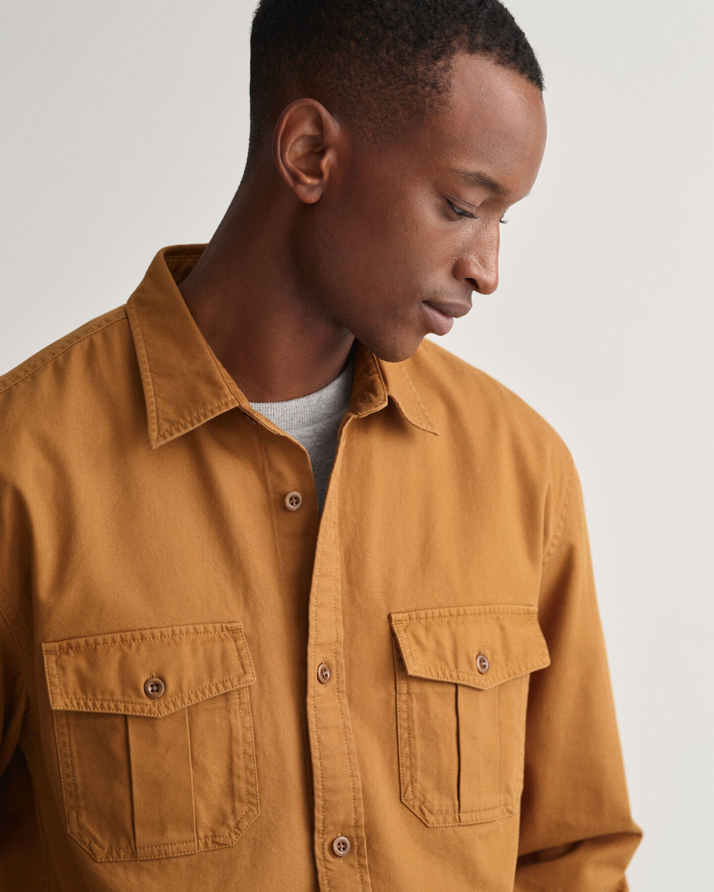 Relaxed Fit Twill Hemd