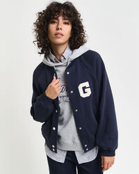 GANT Jersey Varsity Jacke mit G-Badge