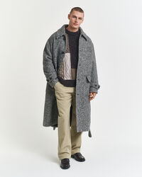 Patchwork Rundhalspullover