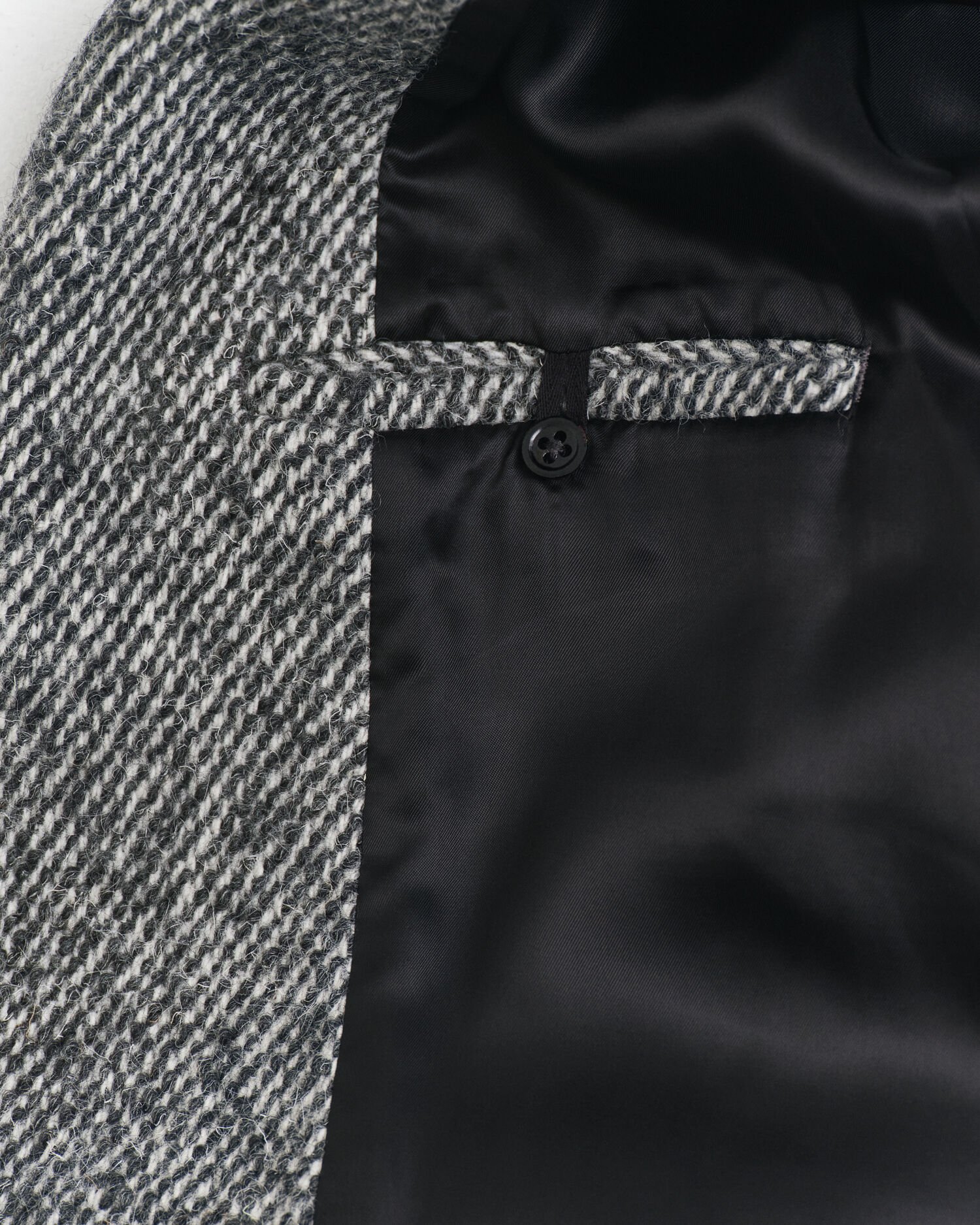 Tweedmantel aus Wolle