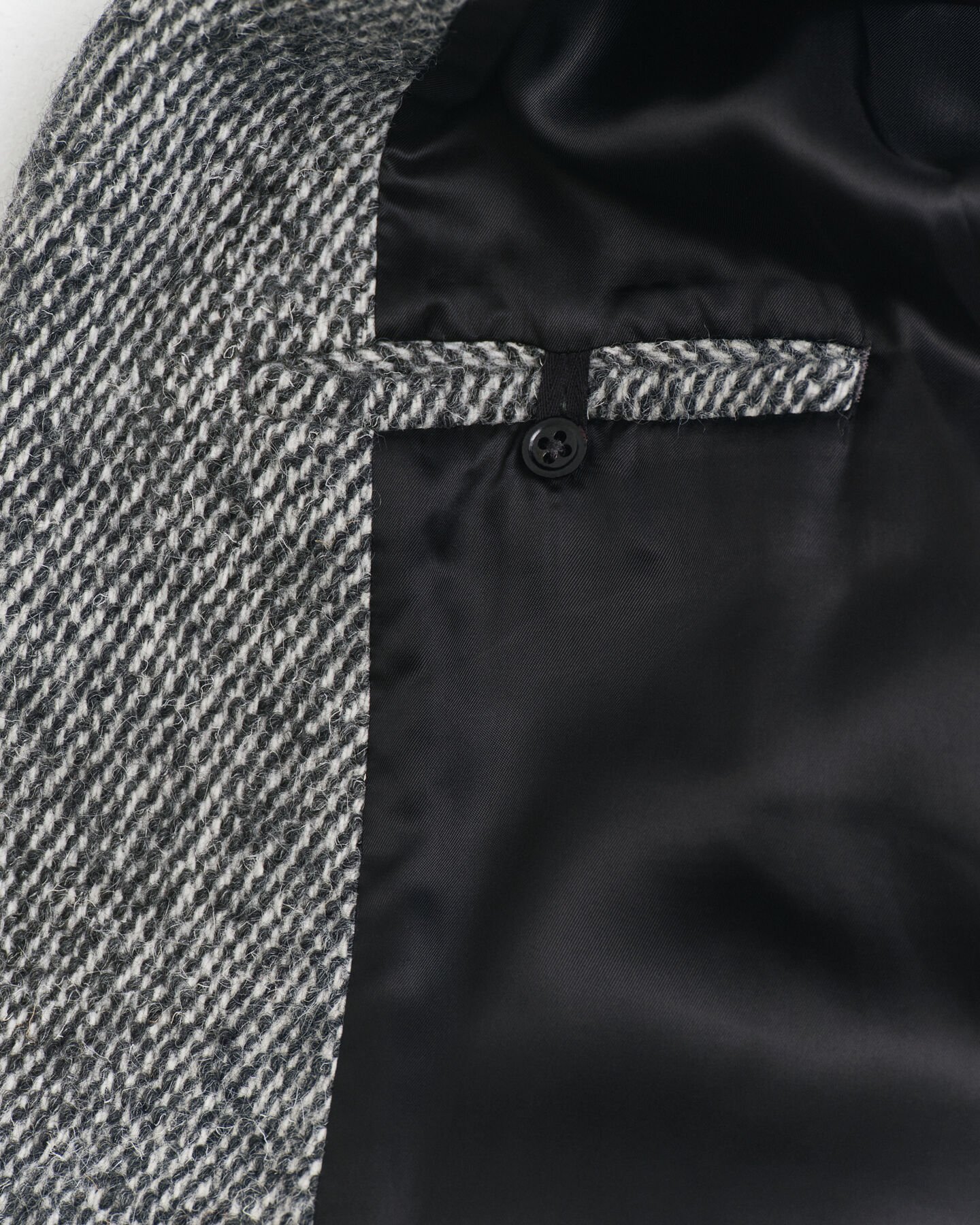 Tweedmantel aus Wolle