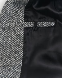 Tweedmantel aus Wolle