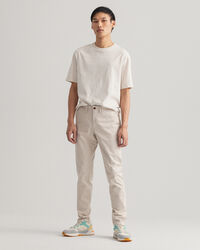 Hallden Slim Fit Twill Chinohose