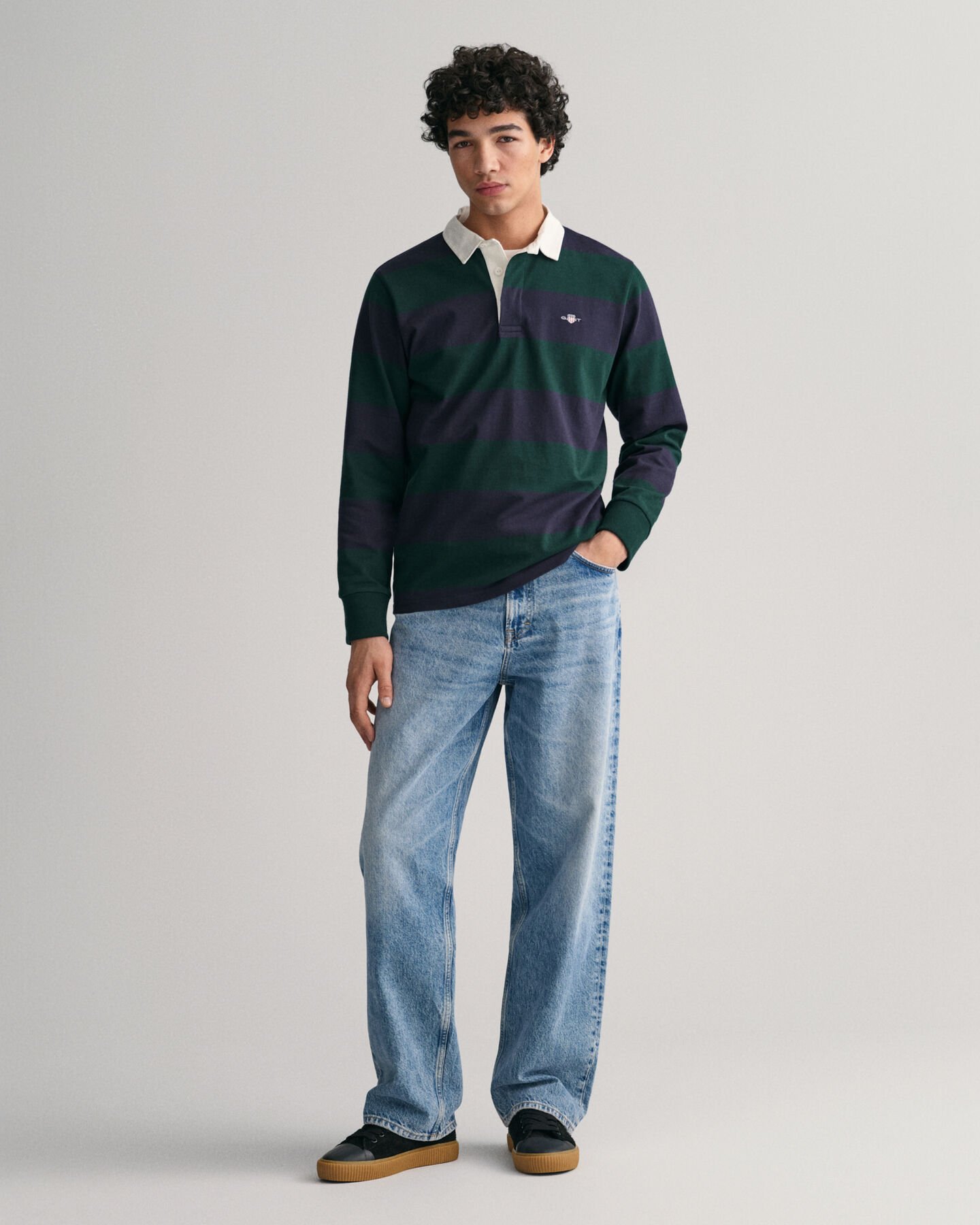 Shield Barstriped Heavy Rugger