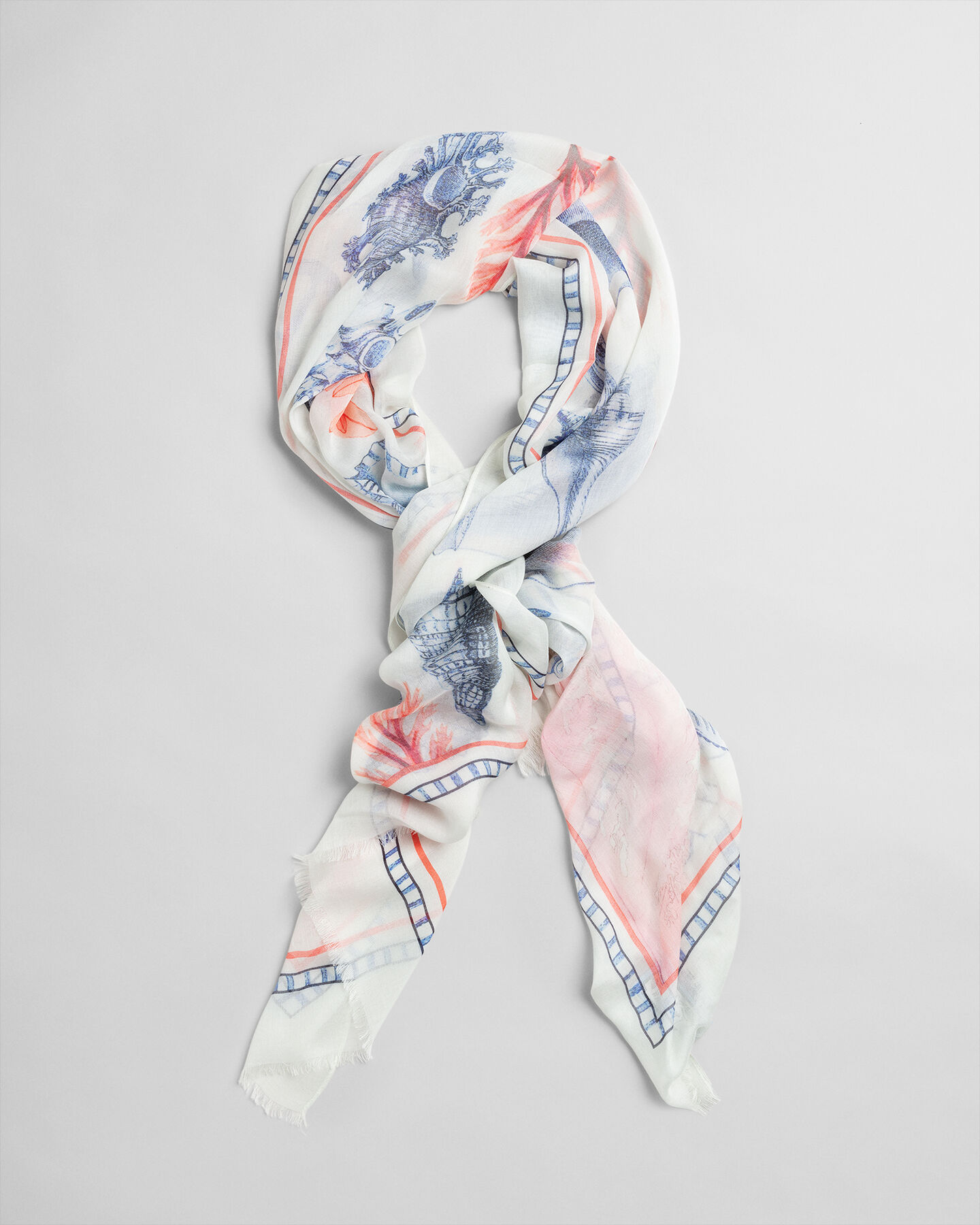 Seashell Schal mit Print