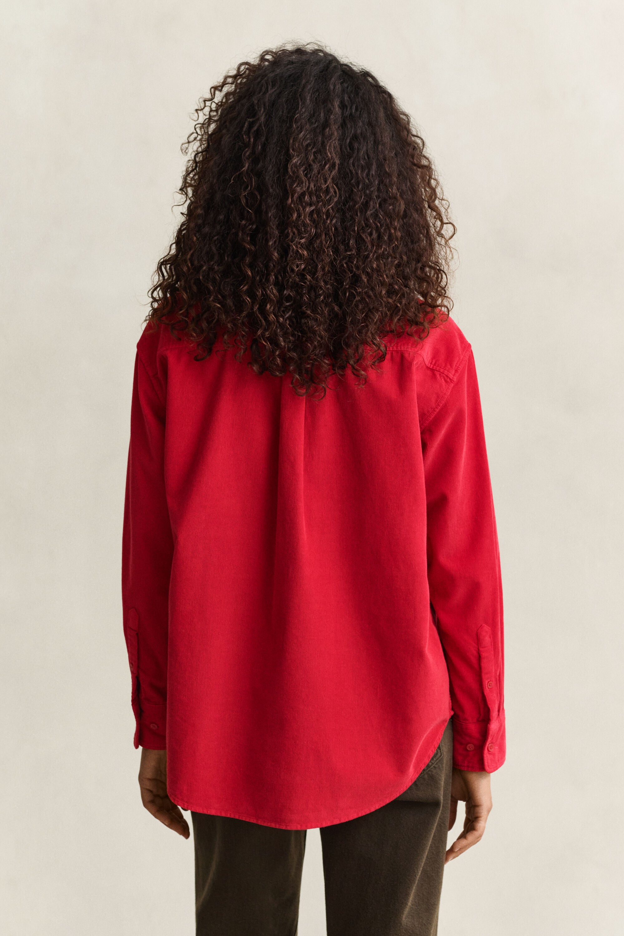 Relaxed Fit Cordbluse