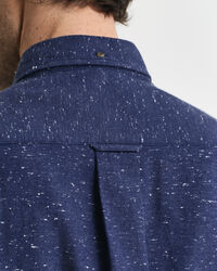 Regular Fit Flanellhemd mit Noppengarn