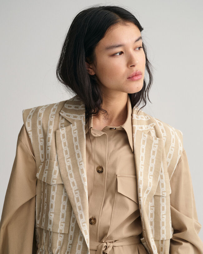 Chain Jacquard Weste