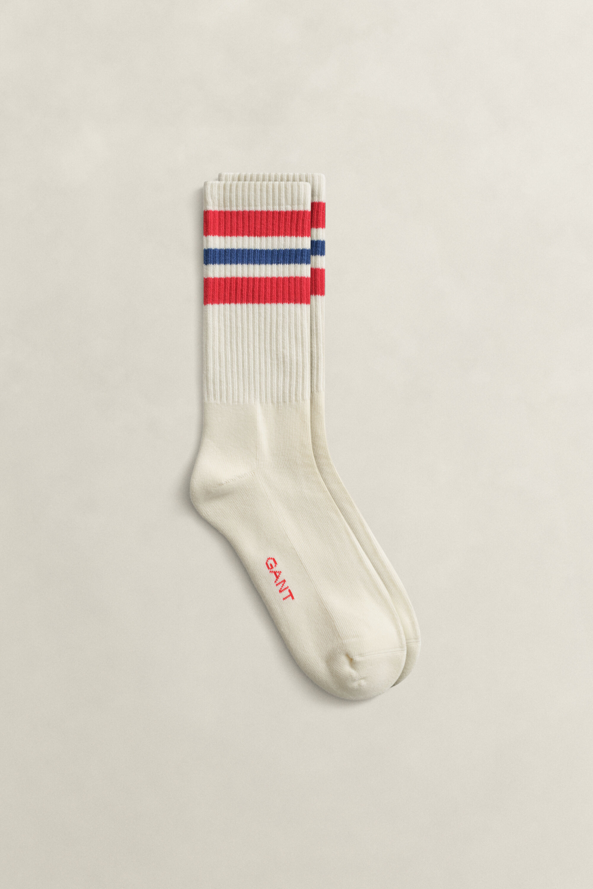 Gestreifte Sportsocken