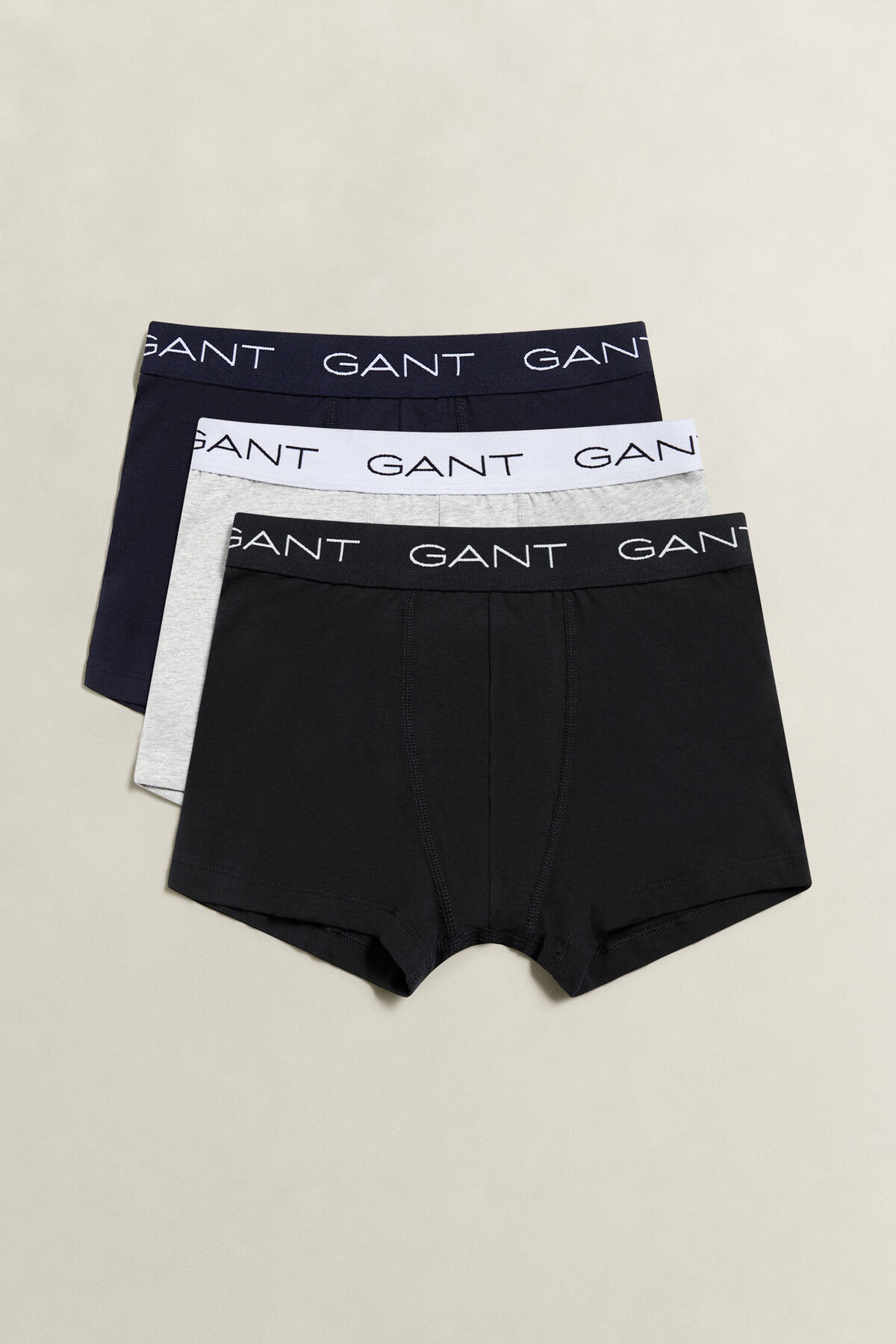 Teen Boys 3-Pack Mixed Boxer Briefs — BLACK
