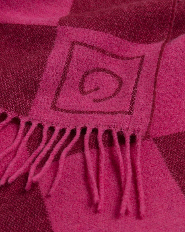 Ton in Ton karierter Wollschal