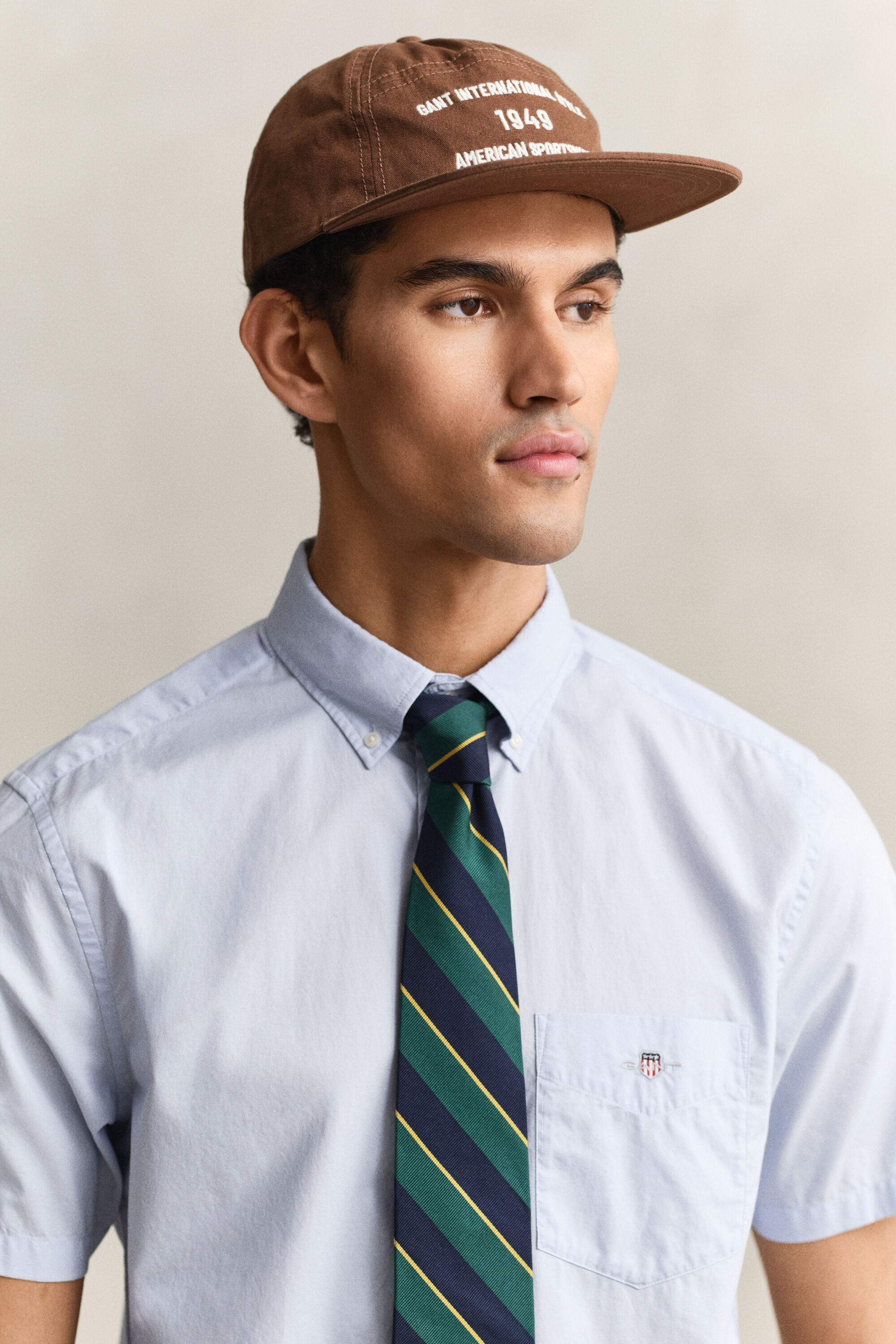 Classic Kurzarmhemd aus Popeline