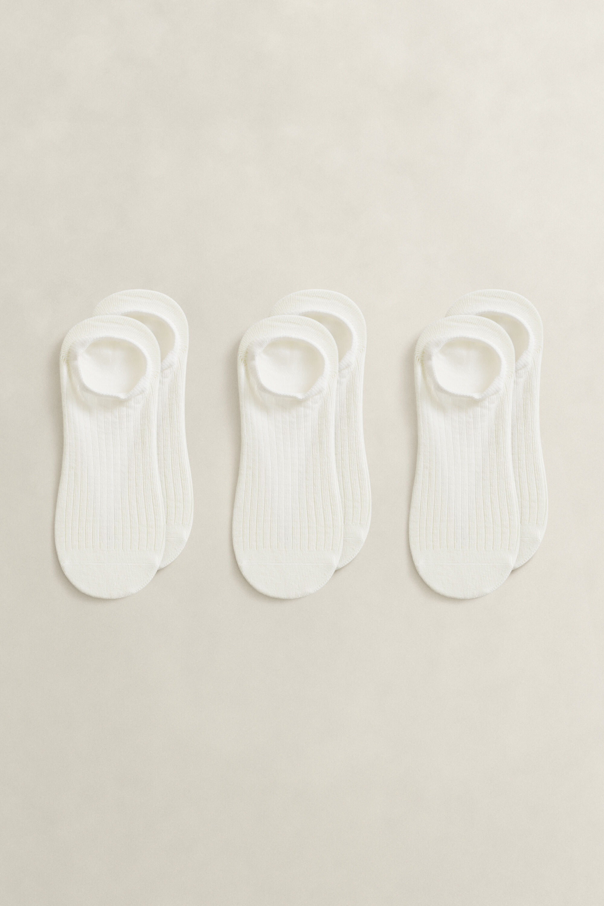 3er-Pack Kurze Gerippte Socken