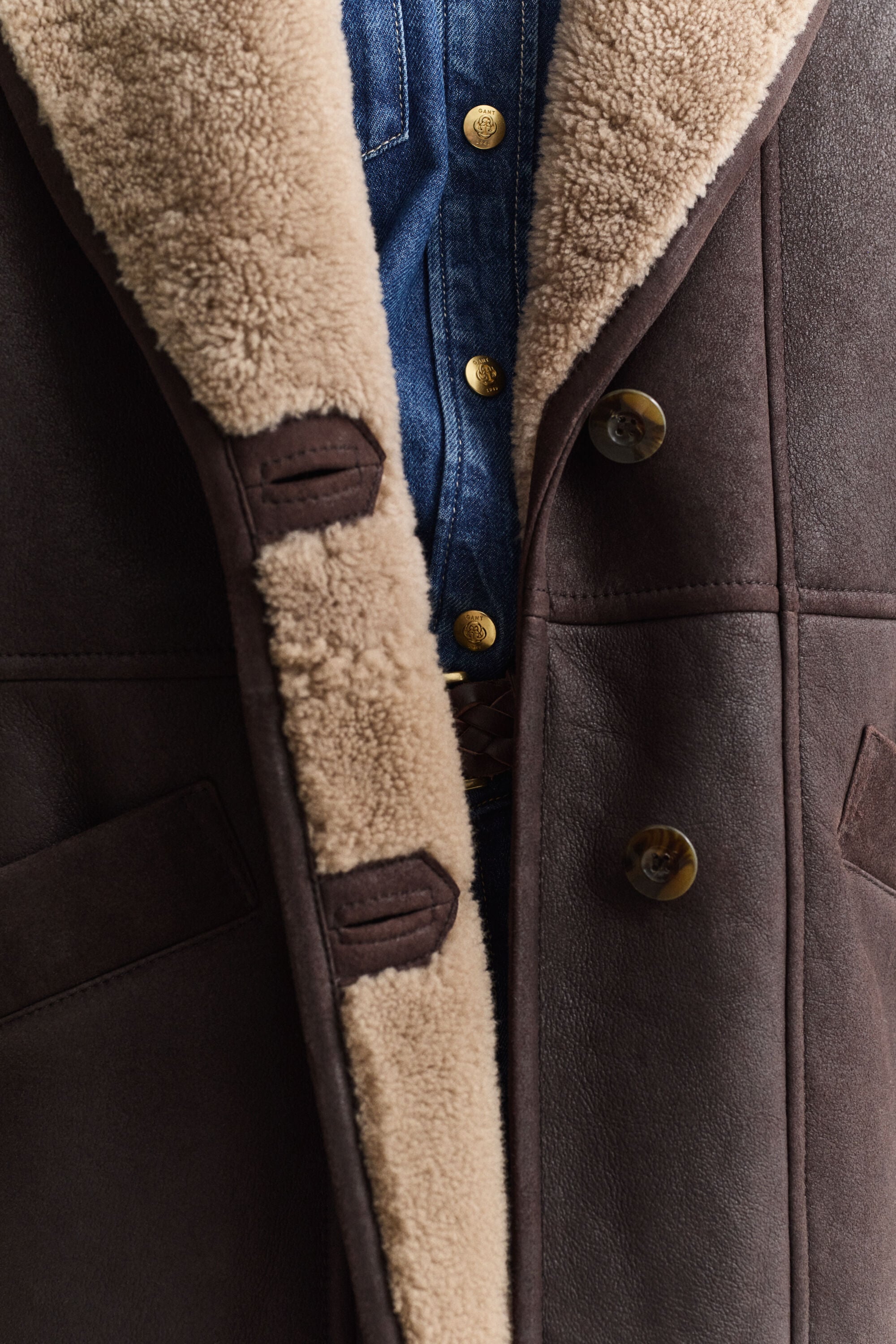 Shearling-Jacke