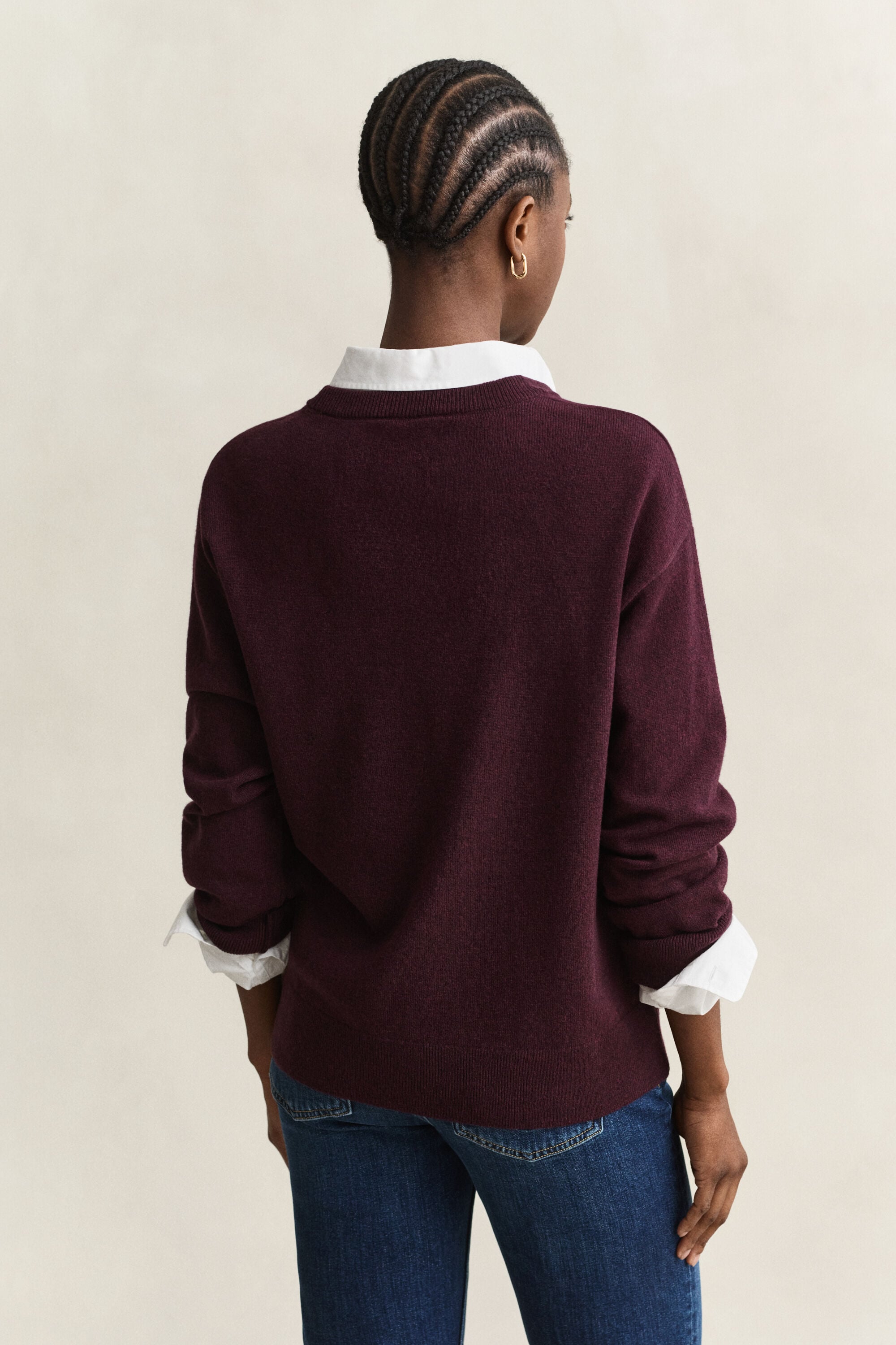 Superfine Lambswool Rundhalspullover