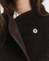 Jacke aus Shearling-Imitat