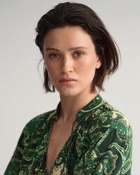 Paisley Stehkragenkleid