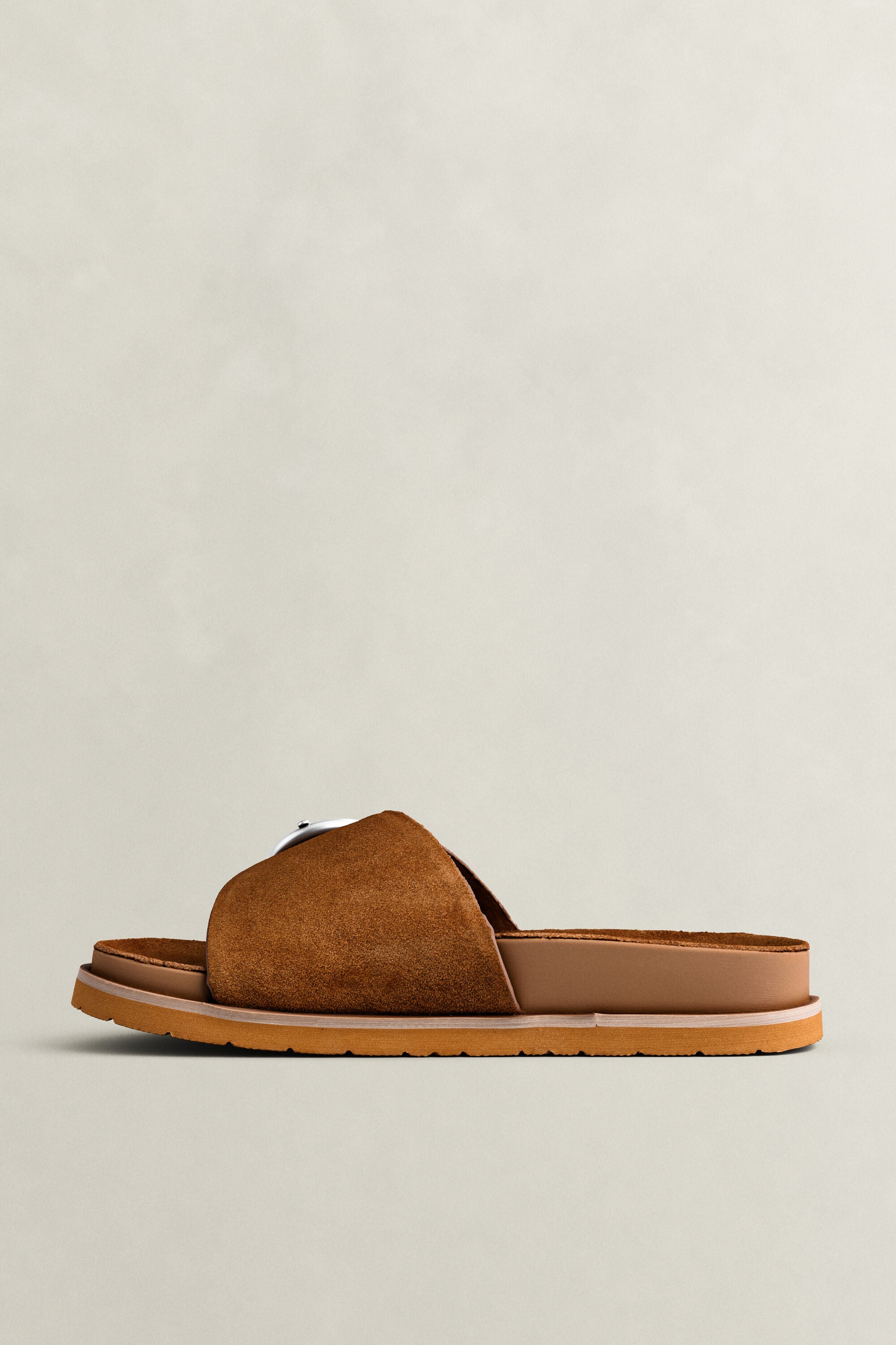 Mardale Veloursleder Sandale — COGNAC BROWN
