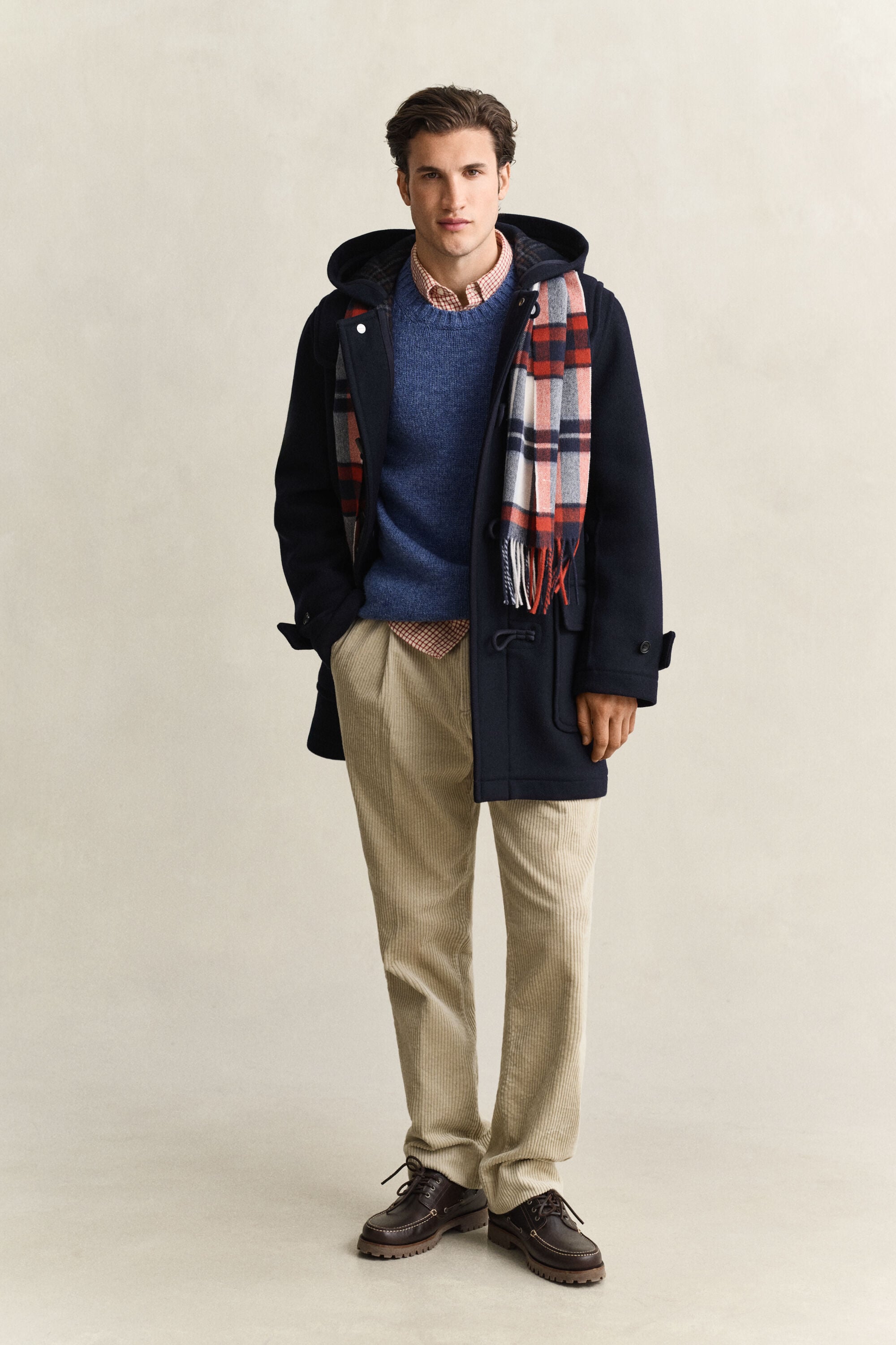 Duffle Jacke aus Wolle