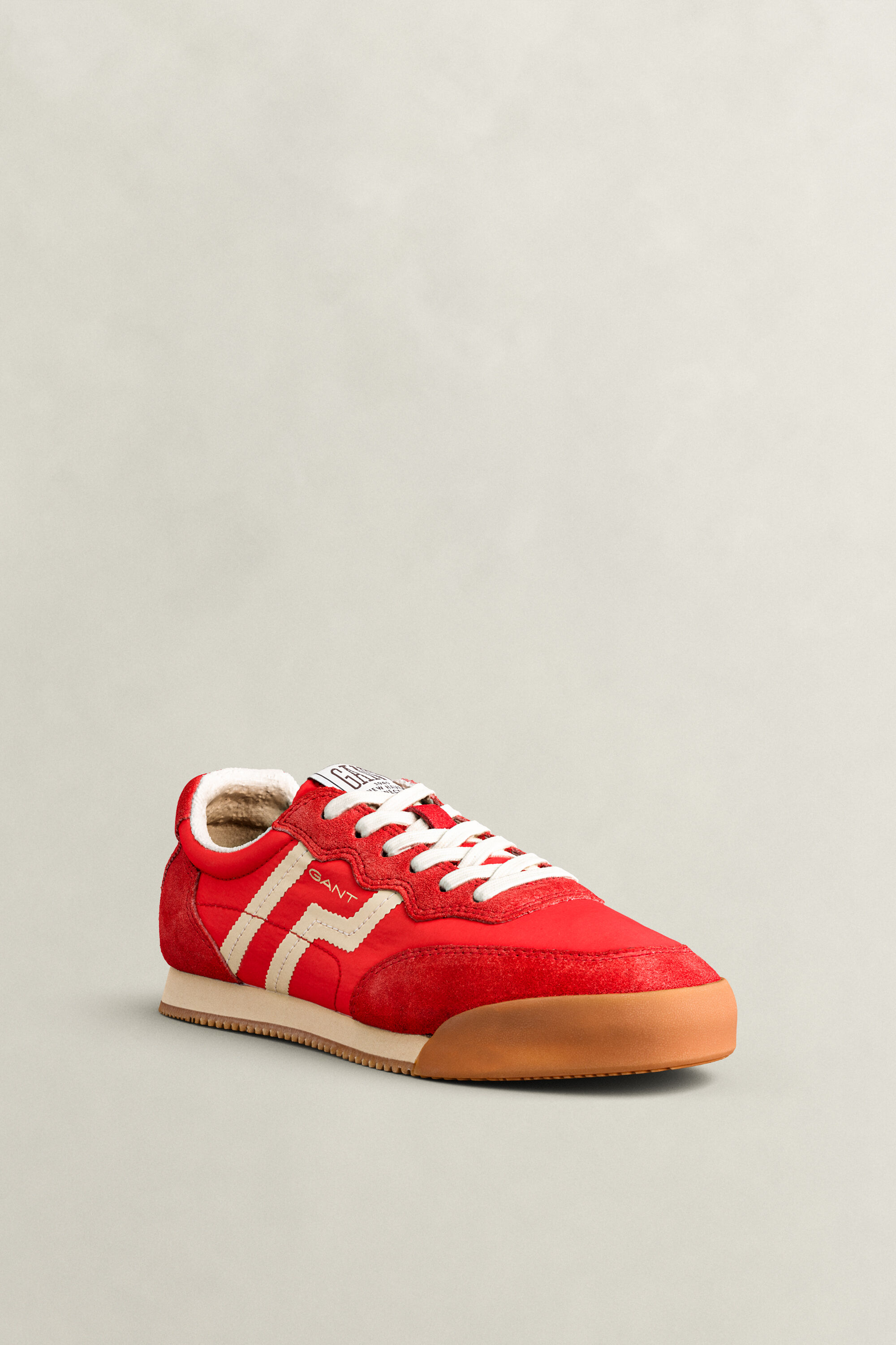 Beylana Suede Sneakers — PERFECT RED