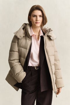 Mid Down Jacket — TAUPE BEIGE 9