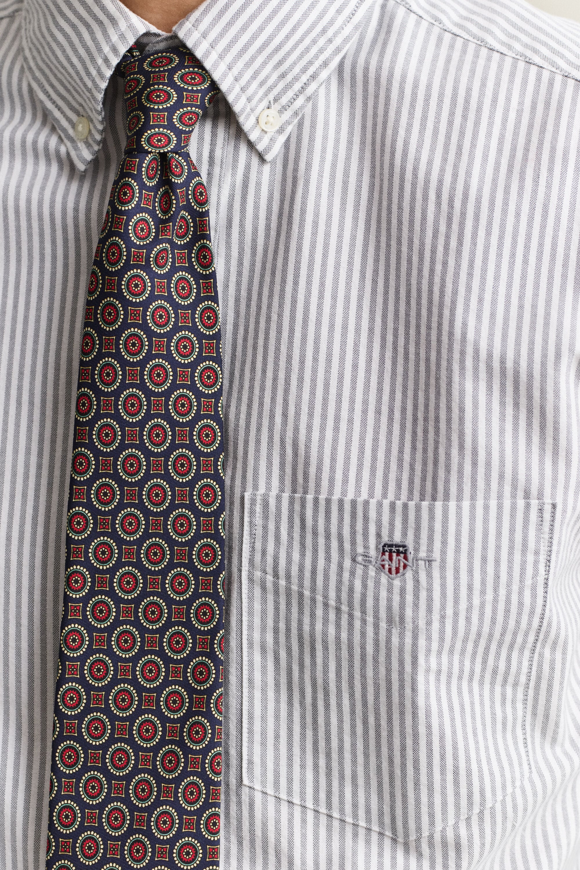 Banker Stripe Classic Oxford-Hemd