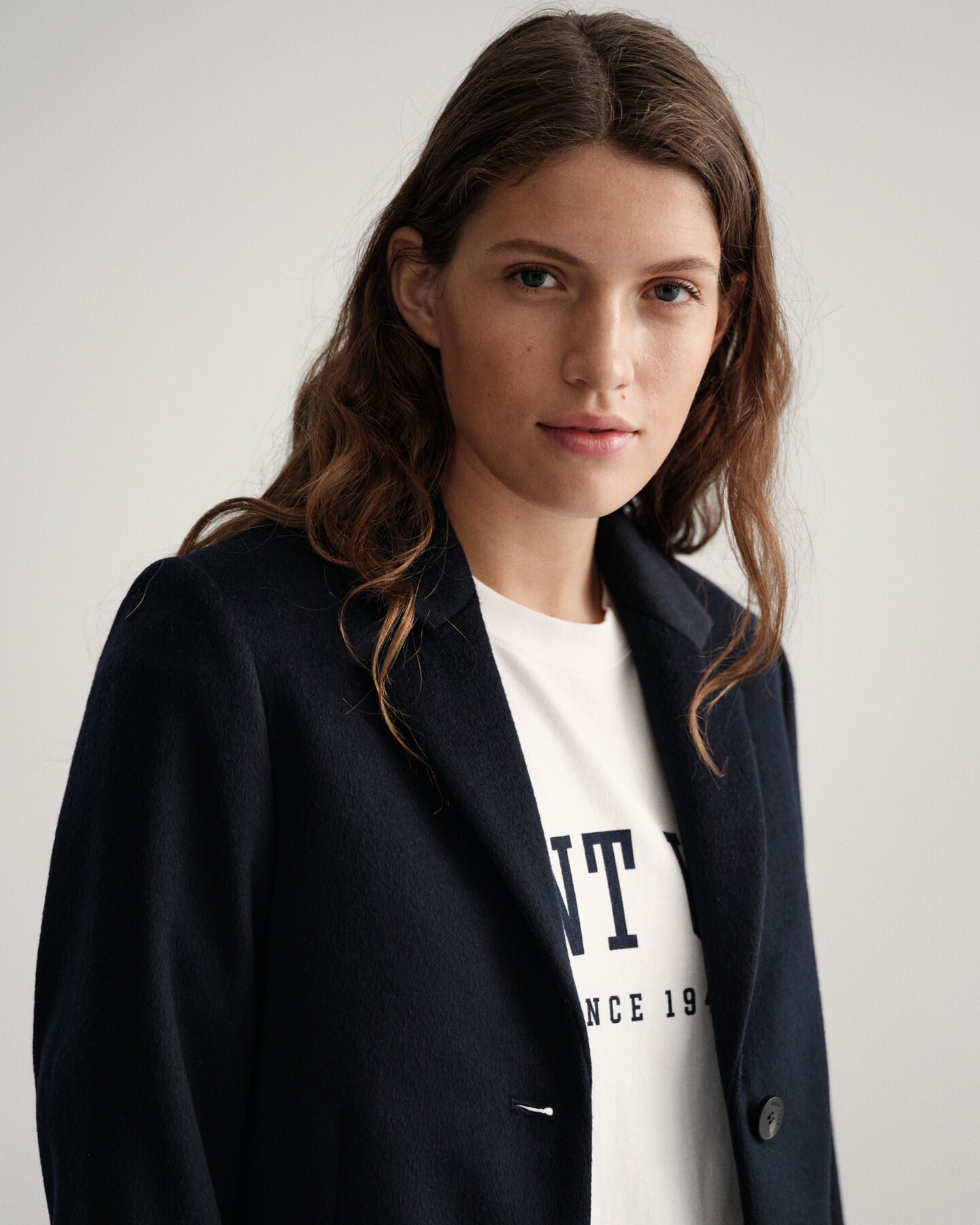 Formeller Mantel aus Wollmischung