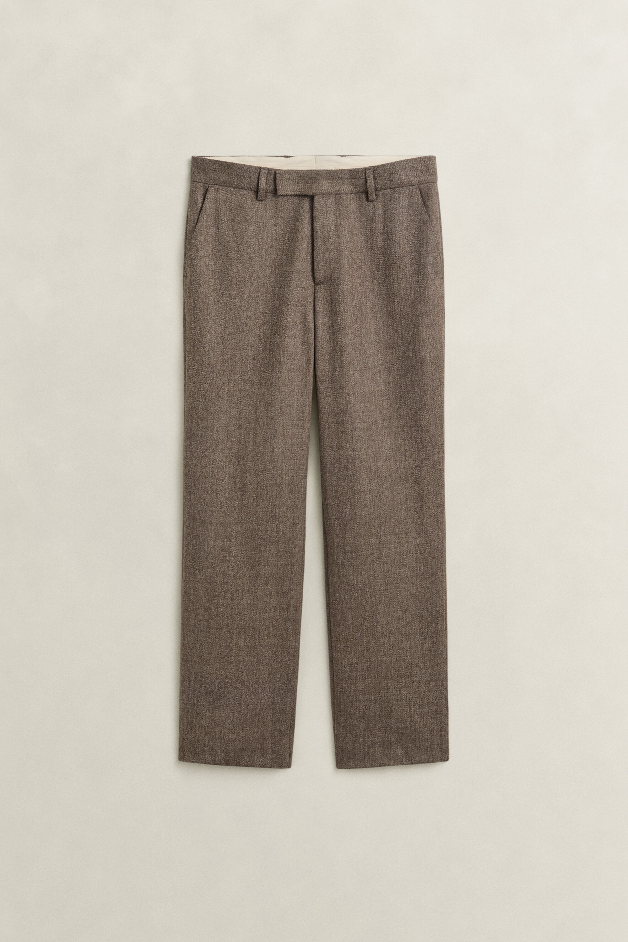 Wollhose aus Melange-Garn