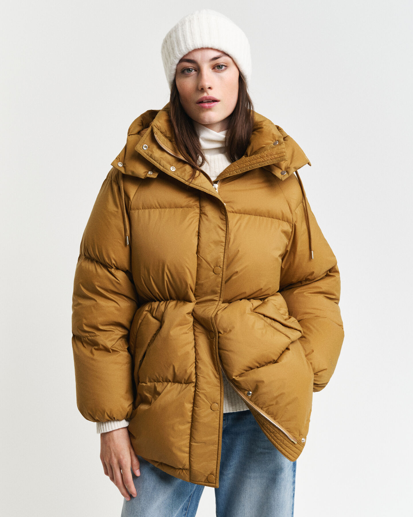 Mittellange Daunenjacke