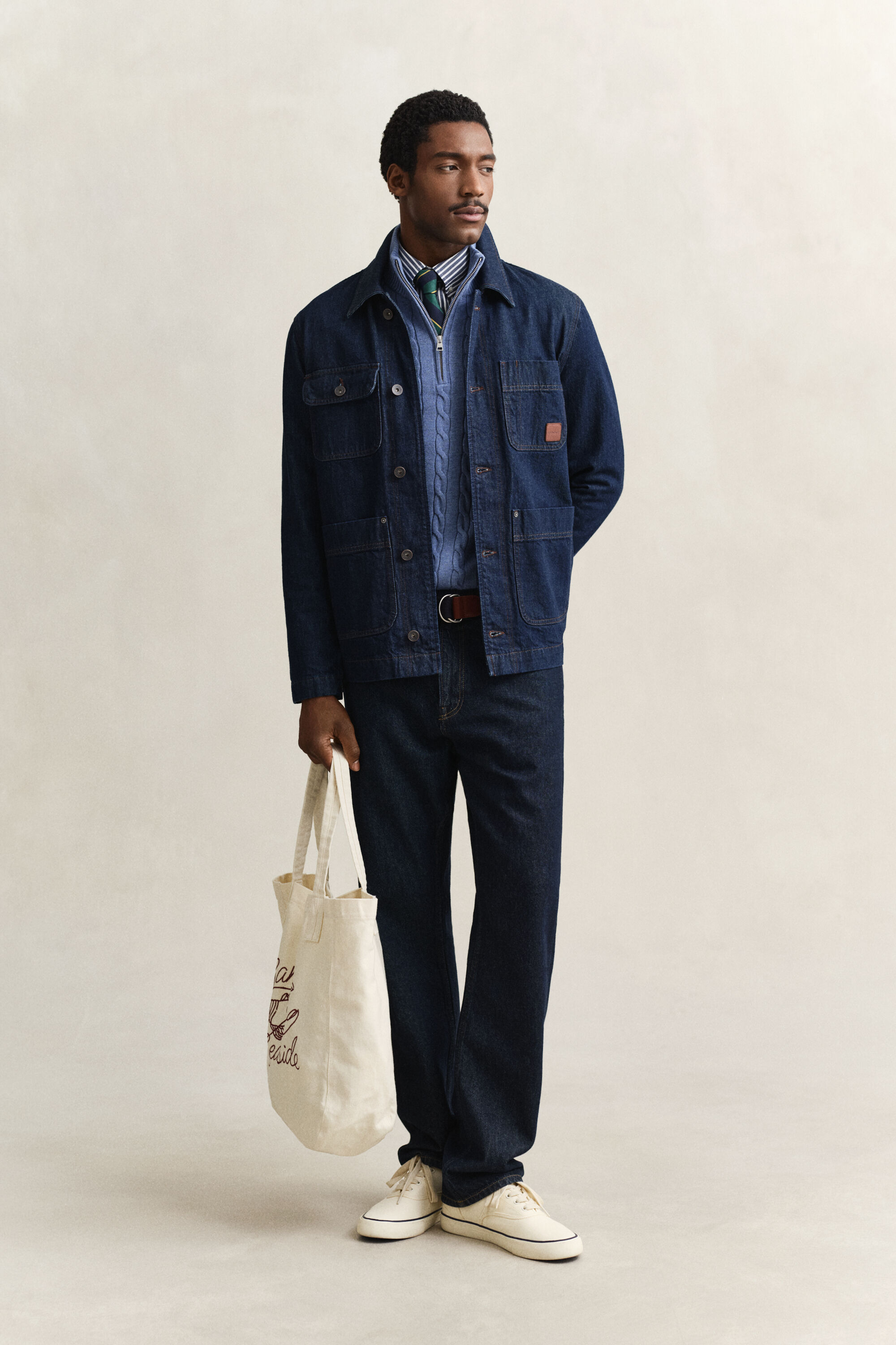 Zopfstrick Troyer aus Baumwolle