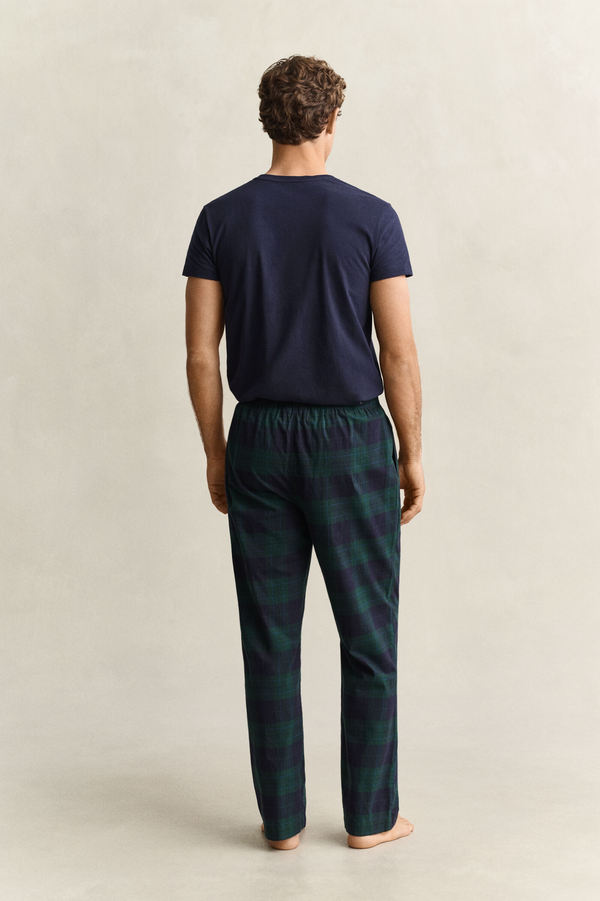 Flanellpyjamahose mit Karomuster