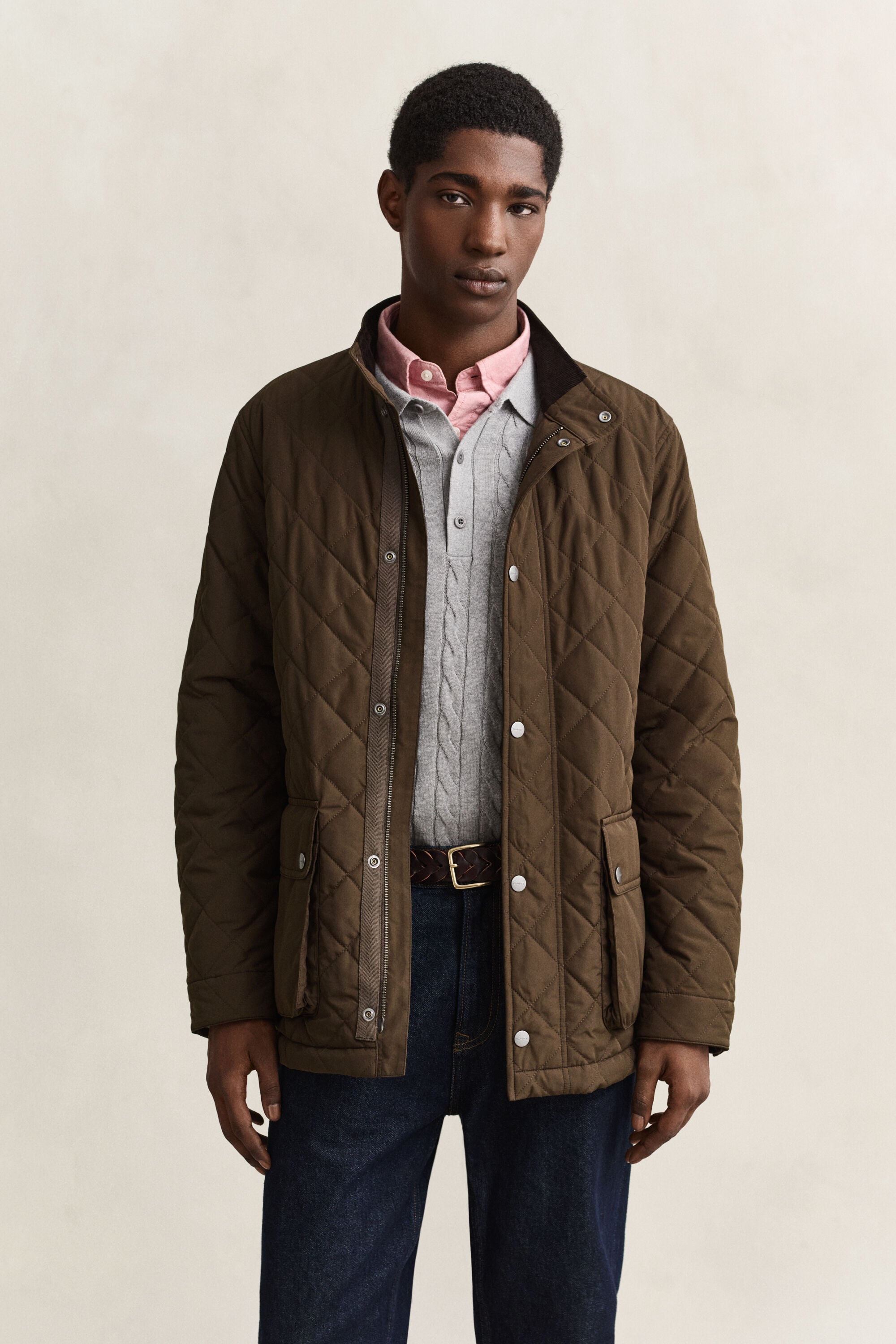 Mittellange Steppjacke