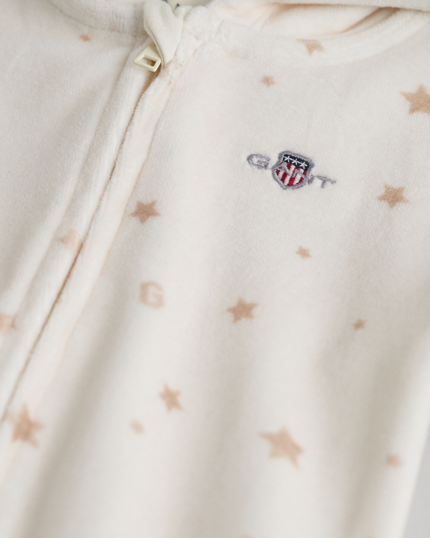 Baby Velours Strampler mit Print