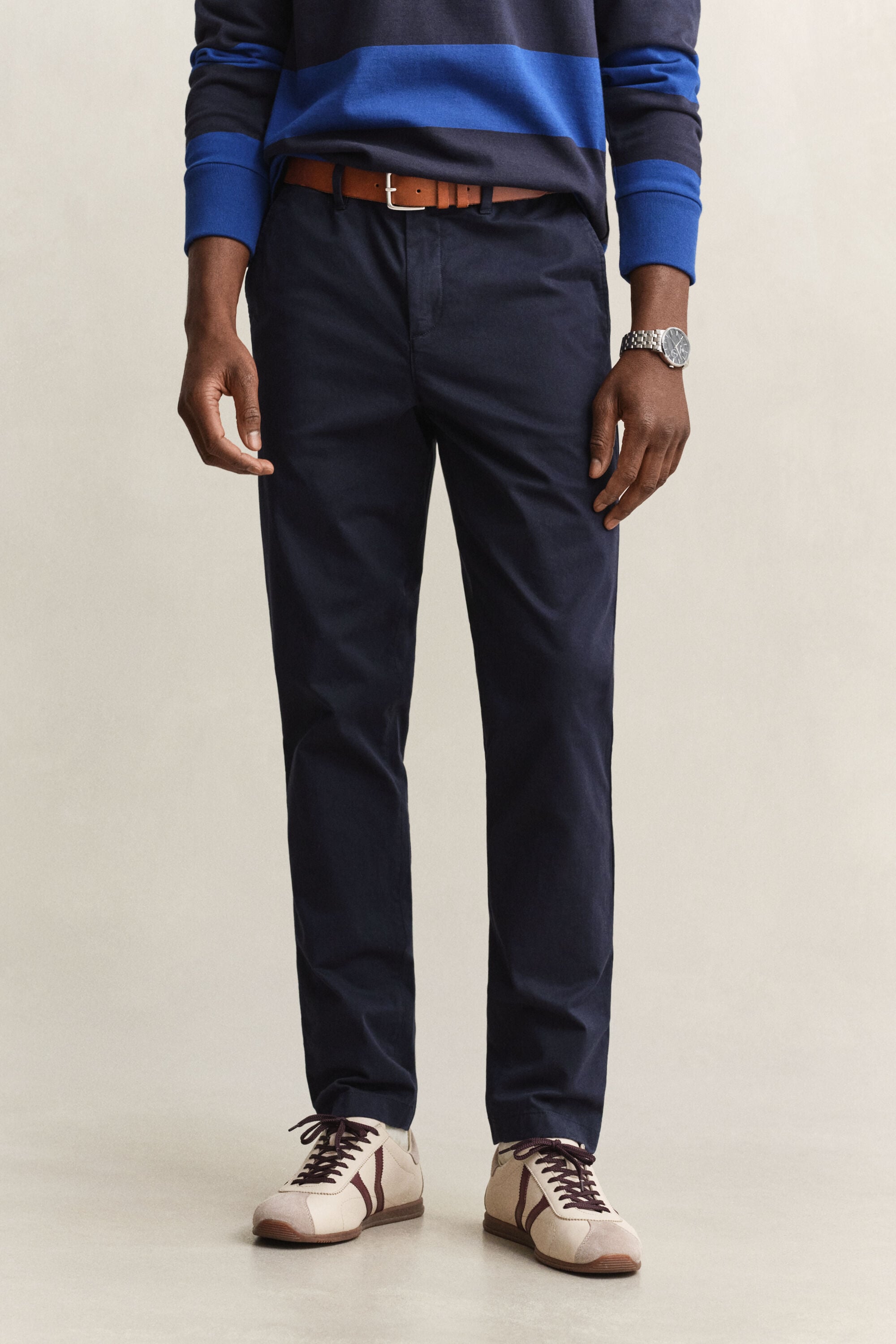 Classic Slim Fit Chinohose