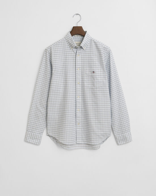 Regular Fit Tattersall Classic Oxford-Hemd
