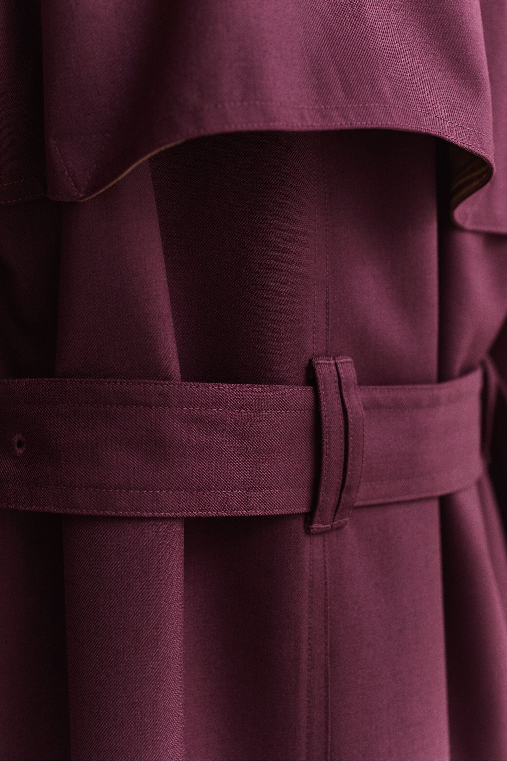Trenchcoat aus Wollgemisch