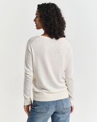 Feinstrick V-Neck Pullover