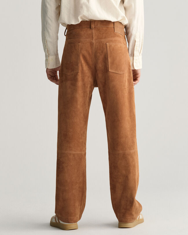 Jeans aus Veloursleder