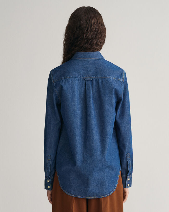 Regular Fit Jeansbluse