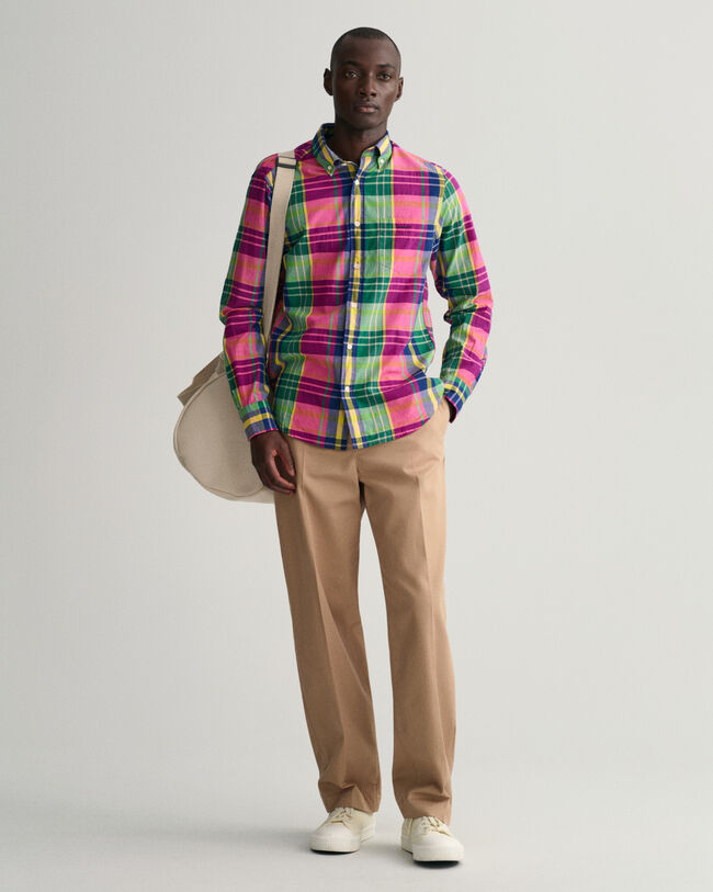 Indian Madras Regular Fit Hemd