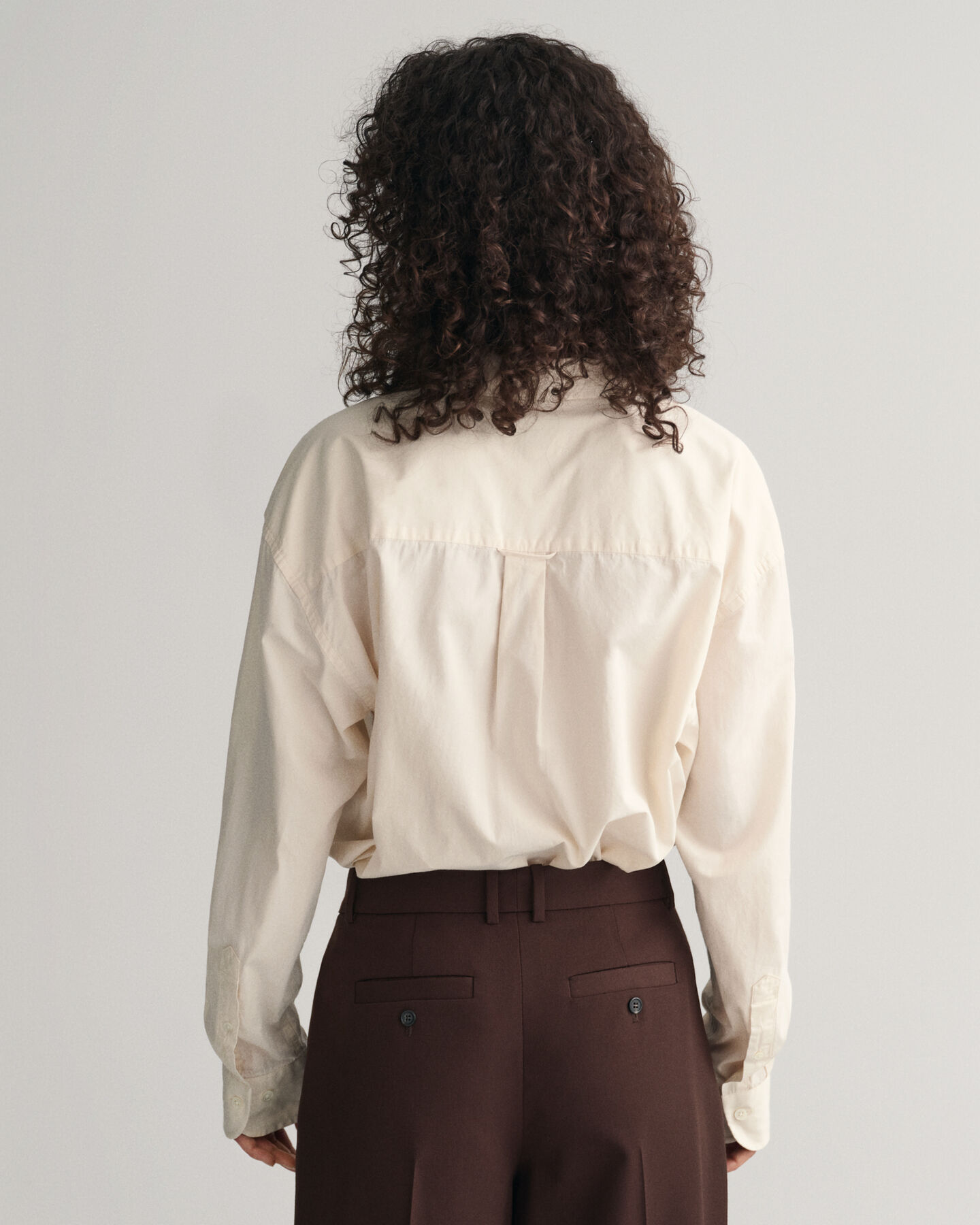 Oversized Compact Popeline Hemd