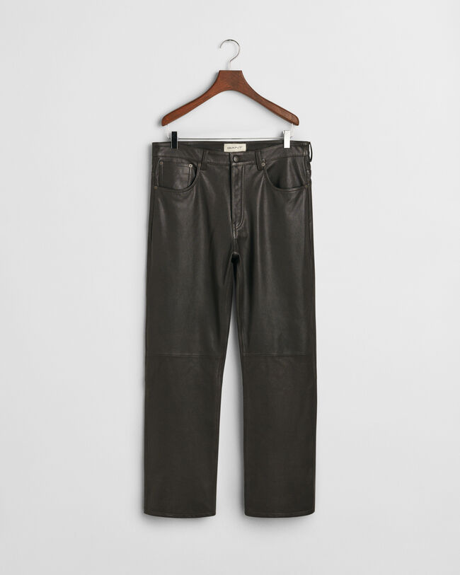 5-Pocket Lederjeans