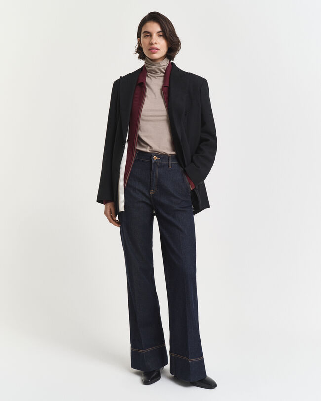 Leichter Rollkragenpullover aus Baumwolle