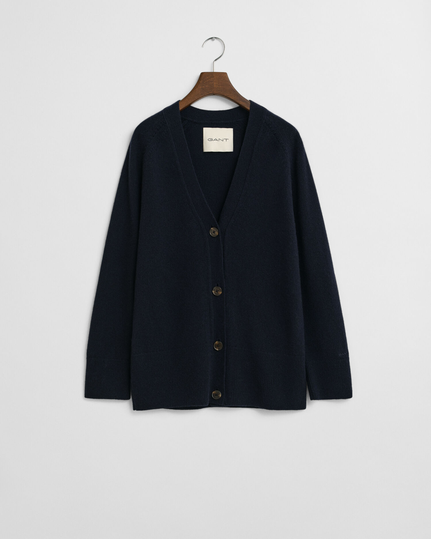 Strickjacke aus Wolle mit Kaschmiranteil