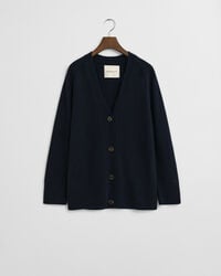 Strickjacke aus Wolle mit Kaschmiranteil