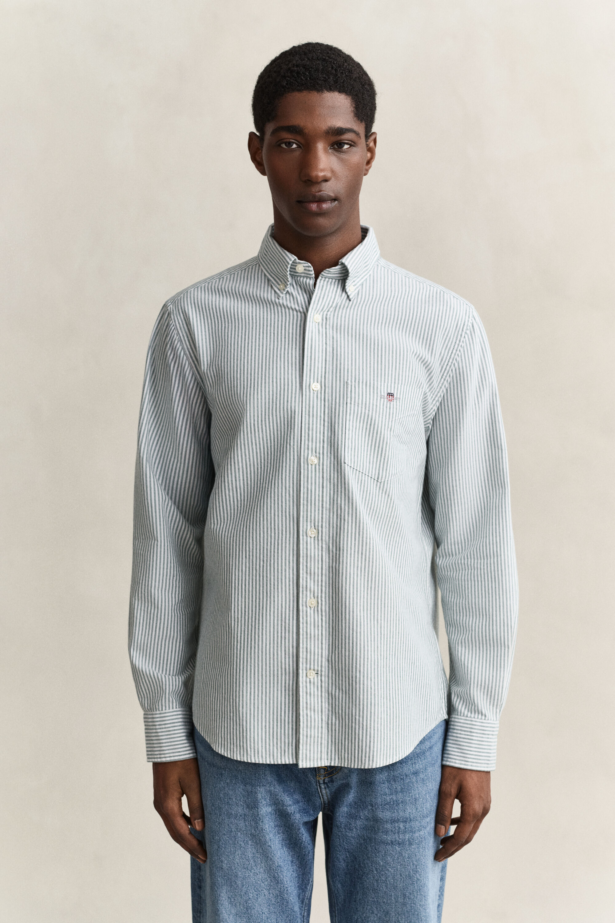 Banker Stripe Classic Oxford-Hemd