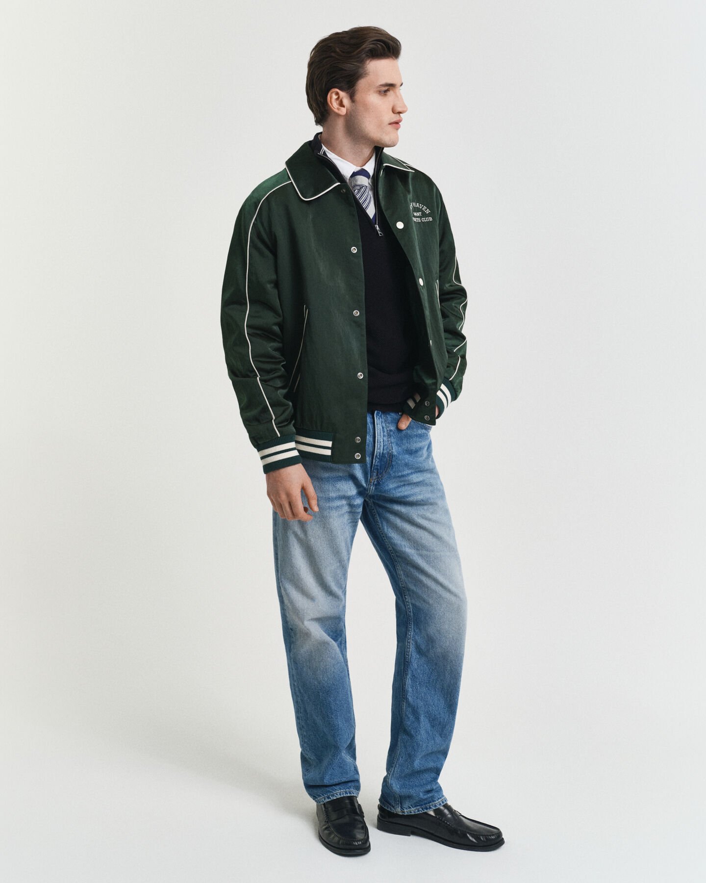 Troyer aus Baumwoll-Piqué