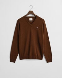 Superfine Lambswool V-Neck Pullover
