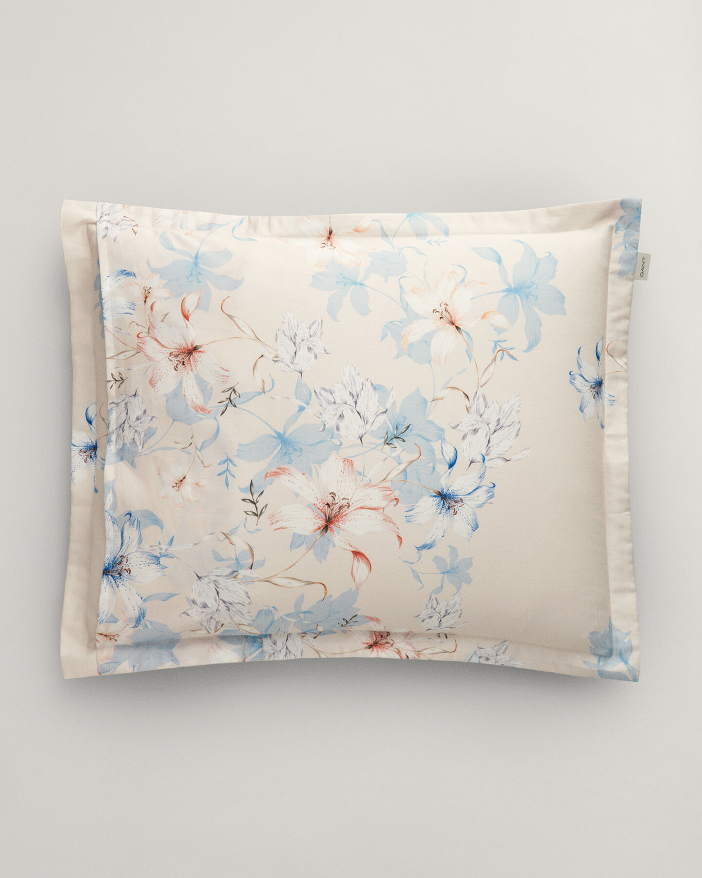 Kopfkissenbezug mit Blumen-Print