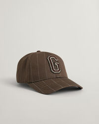 Cap mit Nadelstreifen